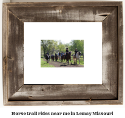 horse trail rides near me in Lemay, Missouri